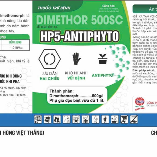 THUỐC TRỪ BỆNH DIMETHOR 500SC 